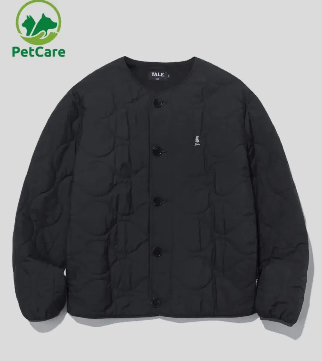 예일 재킷 WARM UP QUILTING JACKET BLACK